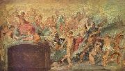 Peter Paul Rubens Die Blute Frankreichs unter der Regentschaft Marias von Medici, Skizze oil painting on canvas
